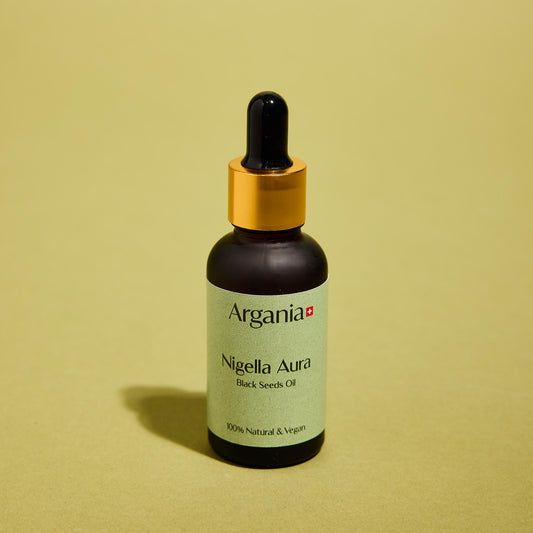 Nigella Aura® 30ml - Pure black cumin oil, for psoriasis, eczema and acné🇨🇭