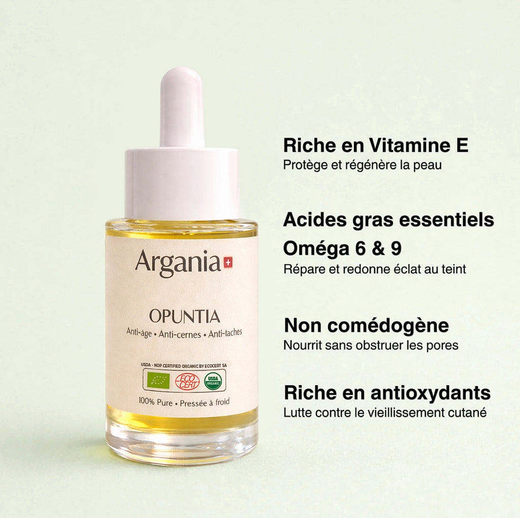Huile de Pépins de Figue de Barbarie Bio Opuntia® – Anti-Âge