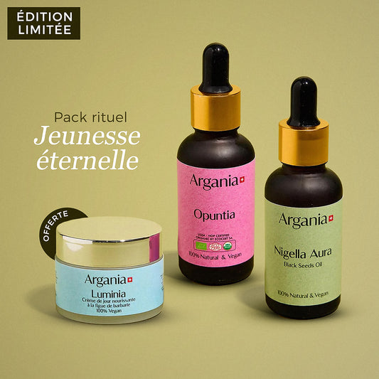 Eternal Youth Ritual Pack: Opuntia + Nigella Aura + Complimentary Luminia Cream 🎁