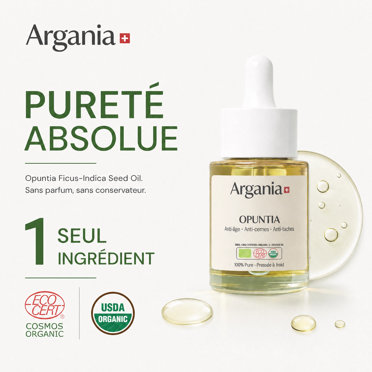 Huile de Pépins de Figue de Barbarie Bio Opuntia® Anti-Âge
