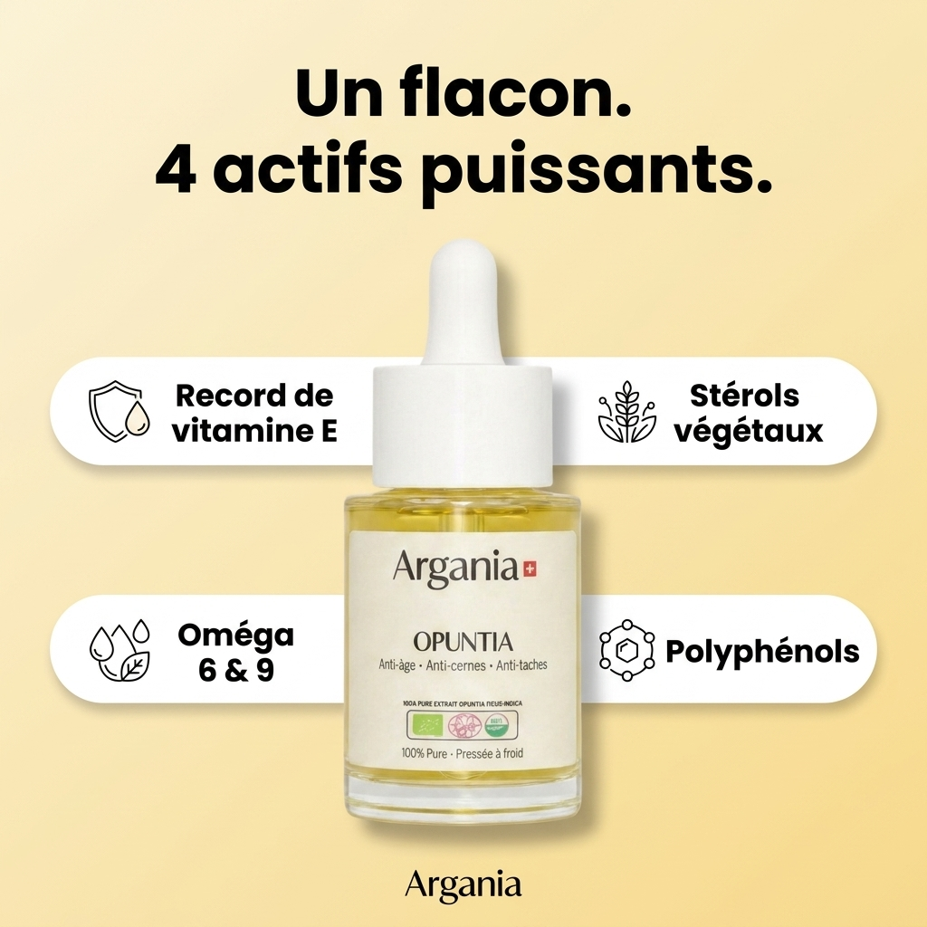 Huile de Pépins de Figue de Barbarie Bio Opuntia® Anti-Âge