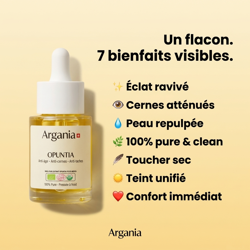 Huile de Pépins de Figue de Barbarie Bio Opuntia® Anti-Âge