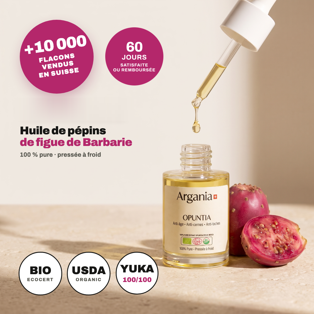 Huile de Pépins de Figue de Barbarie Bio Opuntia® Anti-Âge